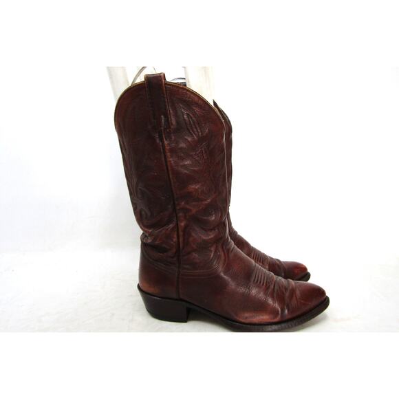 Dan Post Mens Size 9 EW Brown Leather Western Cowboy Boots main image 9